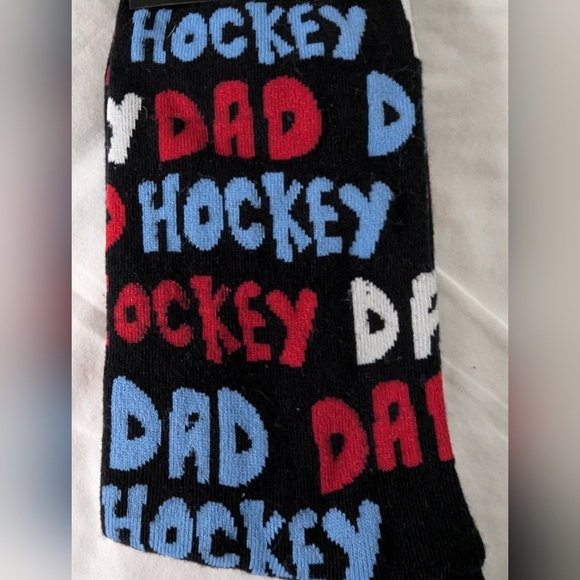Men's hockey Dad Crew Sock. New with tags - Picture 6 of 7